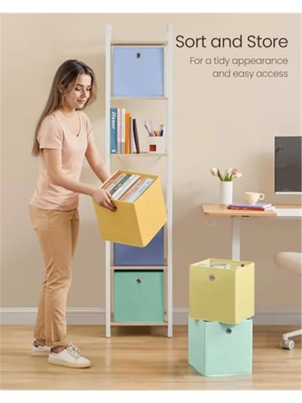 Storage Cubes Set of 6 Odorless Foldable Storage Boxes | Closet